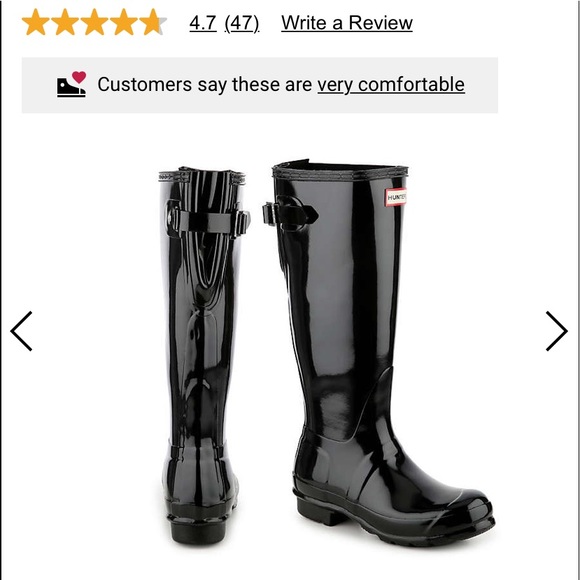 hunter boots adjustable strap